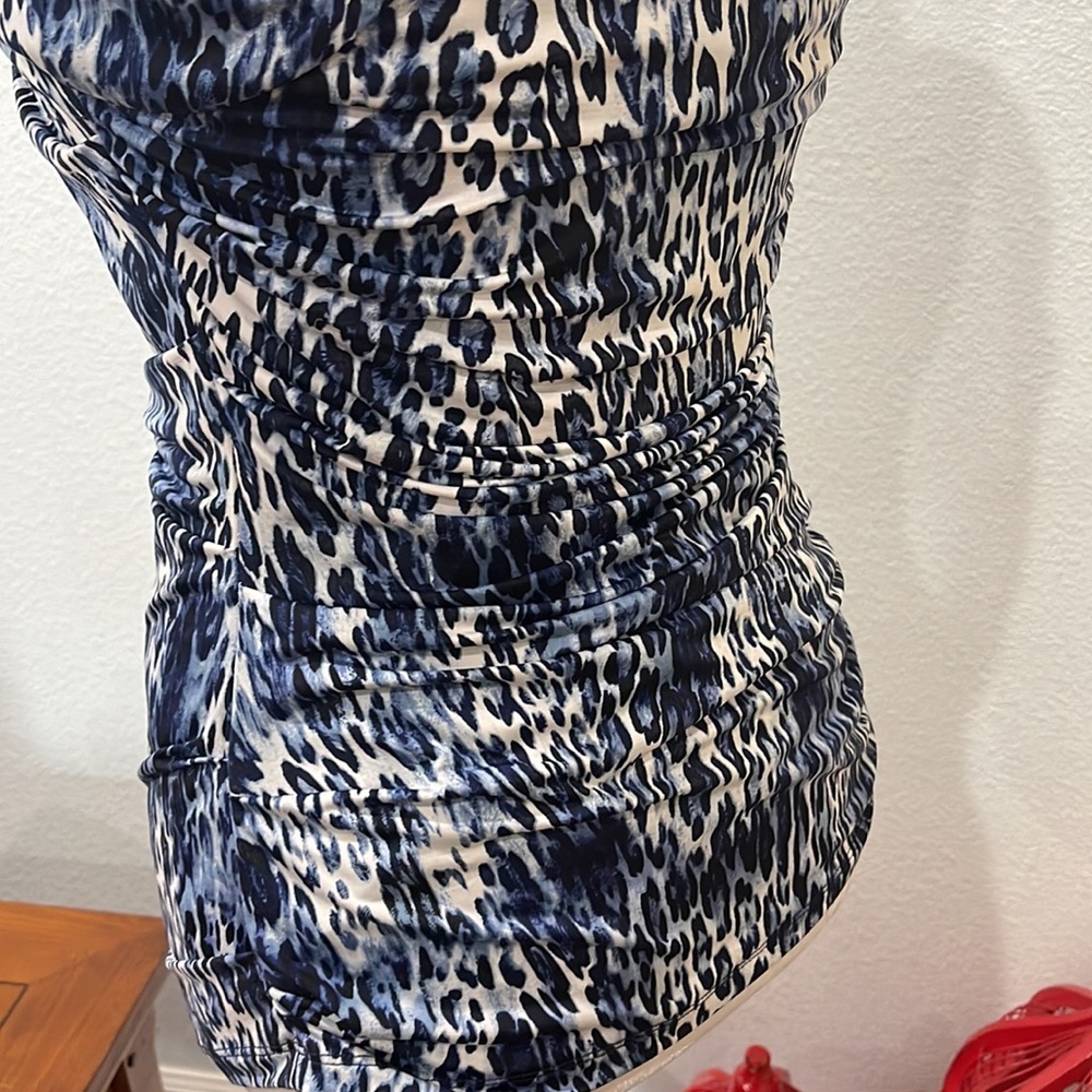 Blue leopard print cache size S - Picture 7 of 10